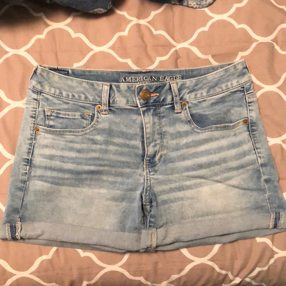 Denim shorts